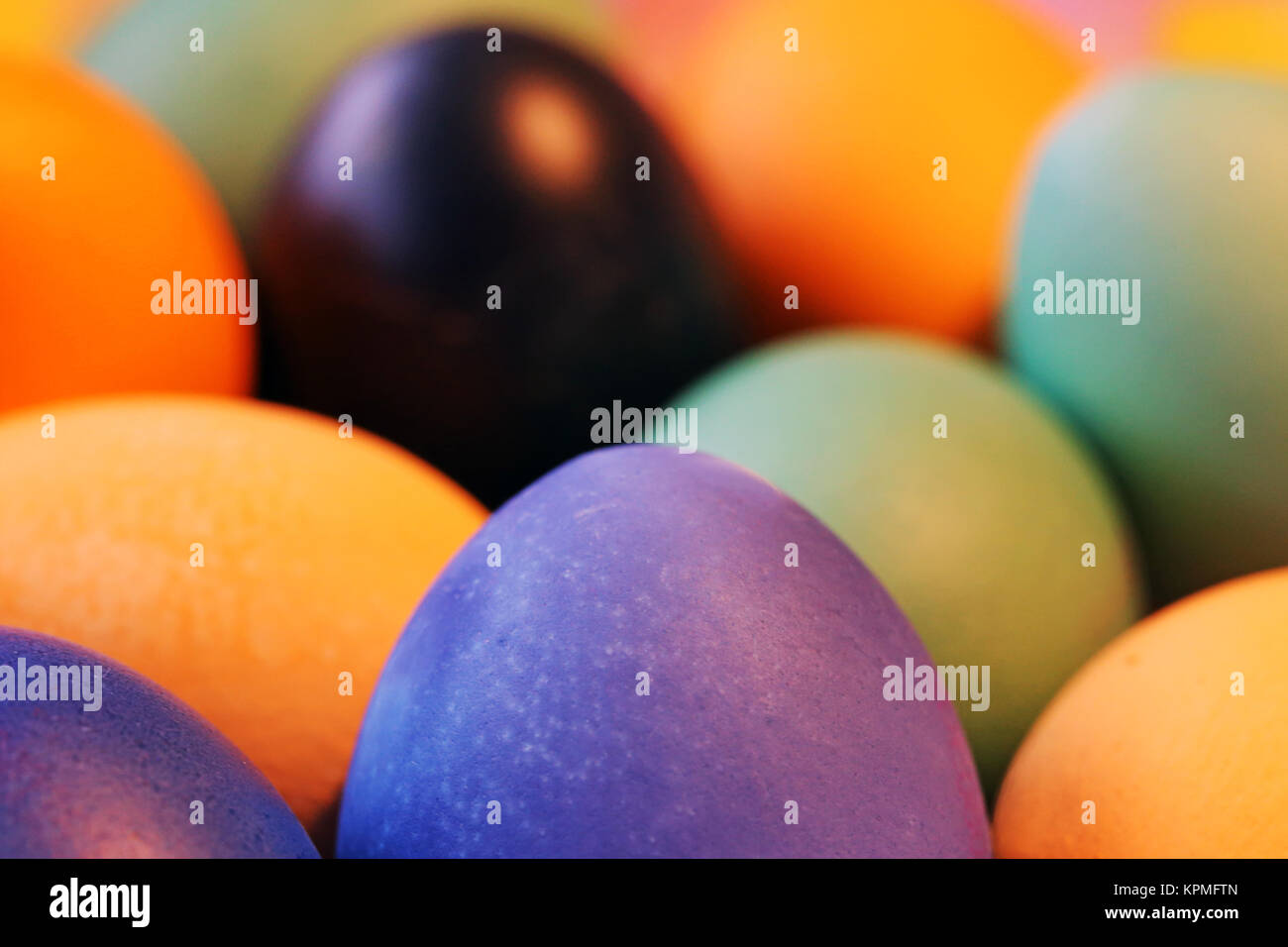 Coloured Easter eggs Stock Photo - Alamy