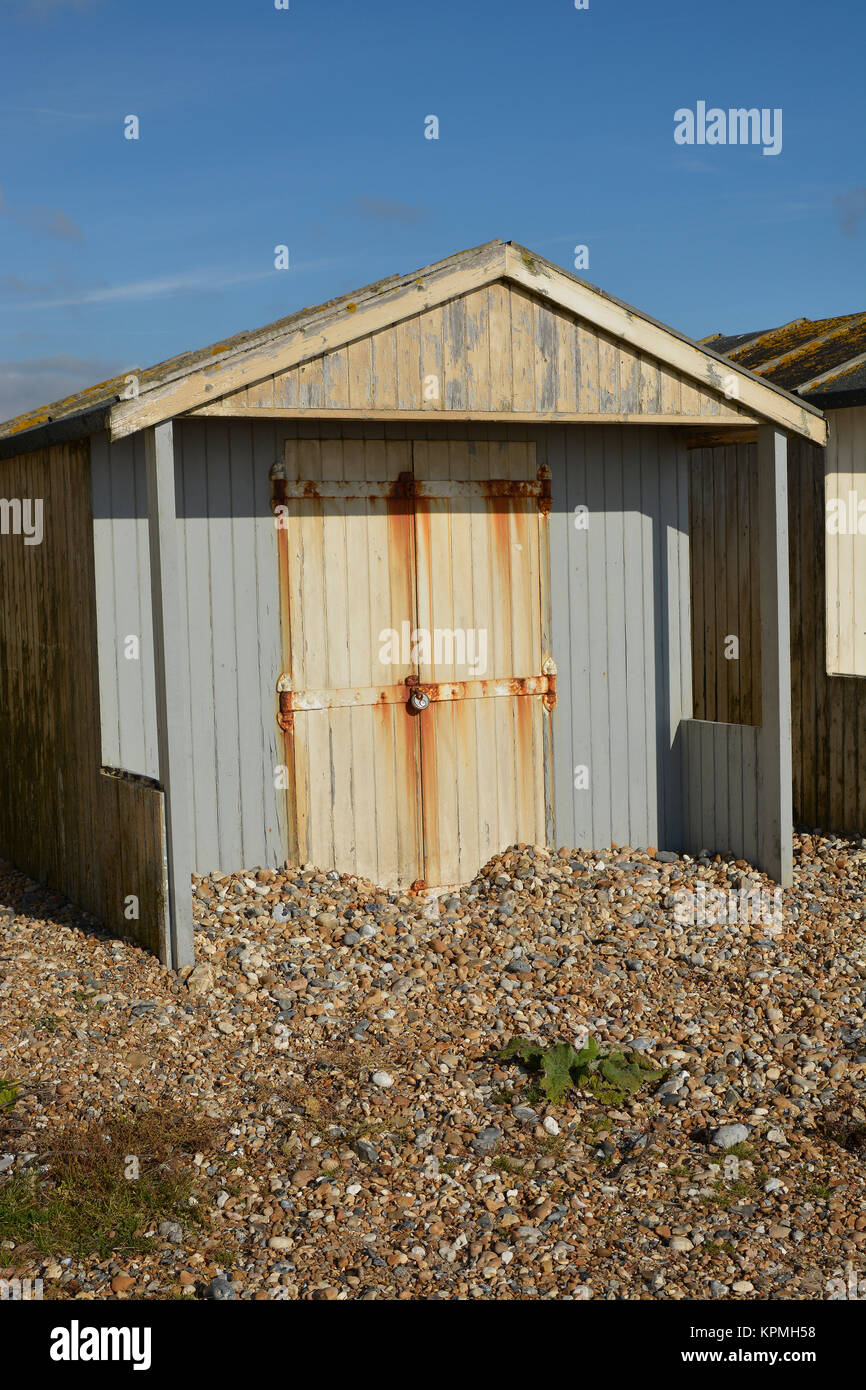 Beach hut at Lancing, West Sussex, England Stock Photo Alamy
