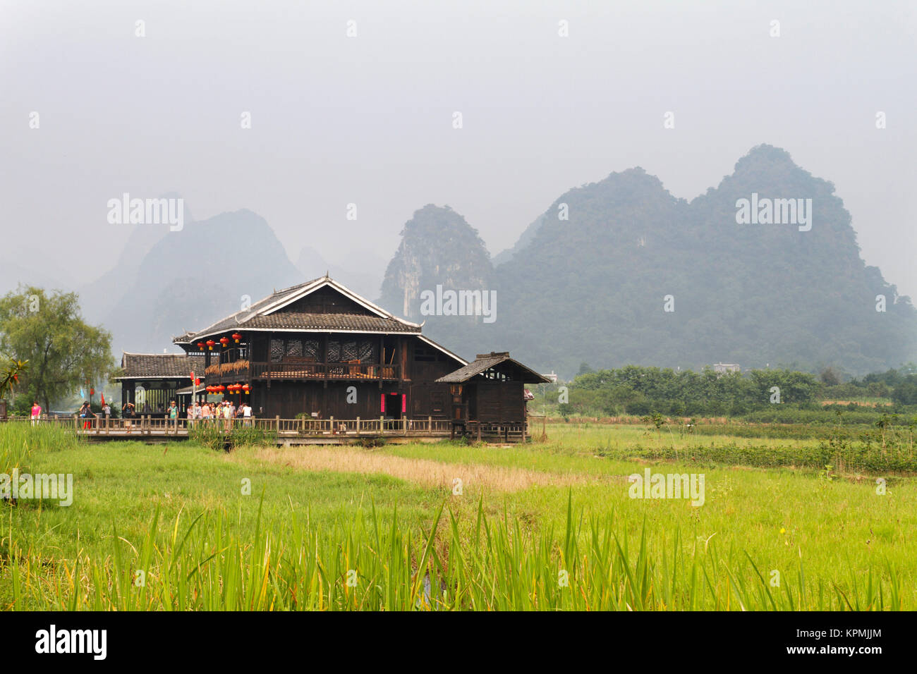Shi Wai Tao Yuan Shangri La Theme Park In Yangshuo Guilin China