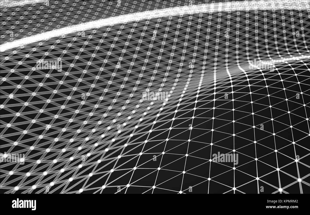 Abstract polygonal space low poly dark background Stock Photo - Alamy