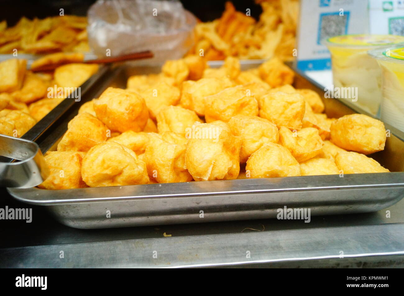 Chinese traditional food, fried tofu Stock Photo - Alamy