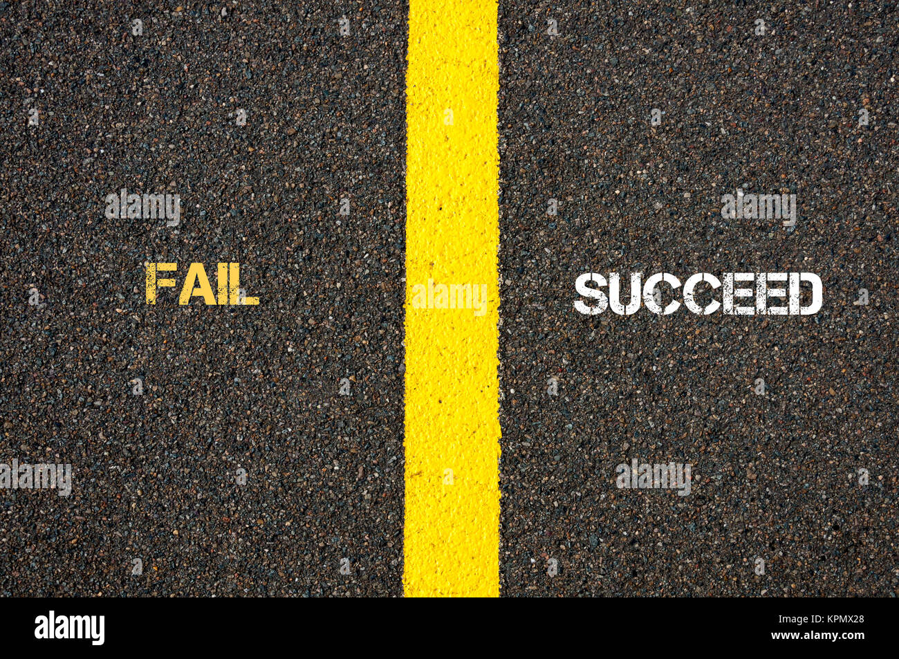 antonym-concept-of-fail-versus-succeed-stock-photo-alamy