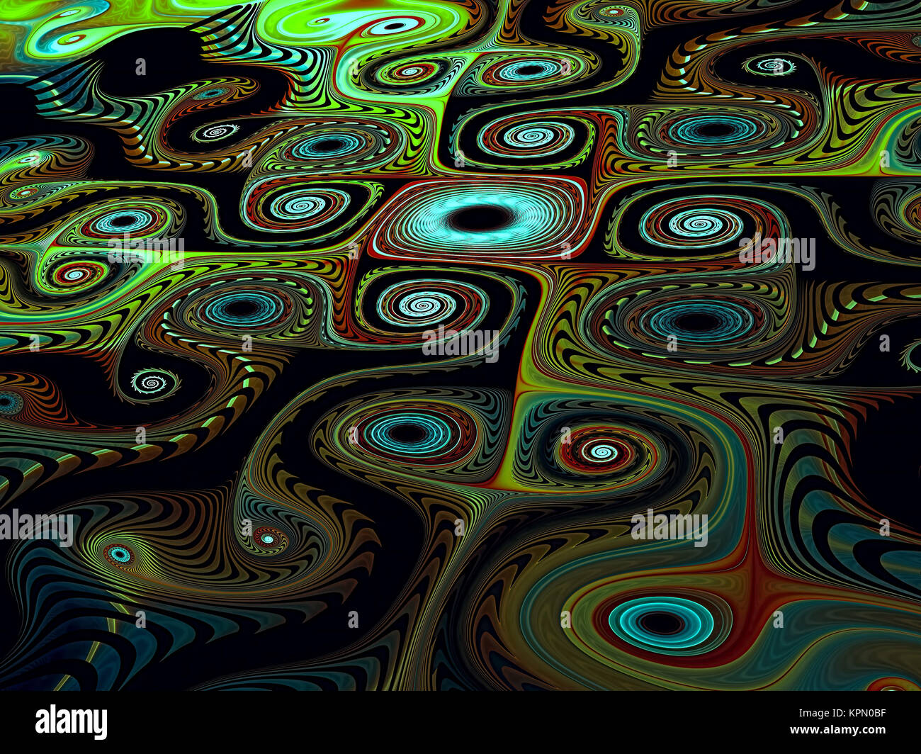 Abstract ornament background digitally generated image Stock Photo