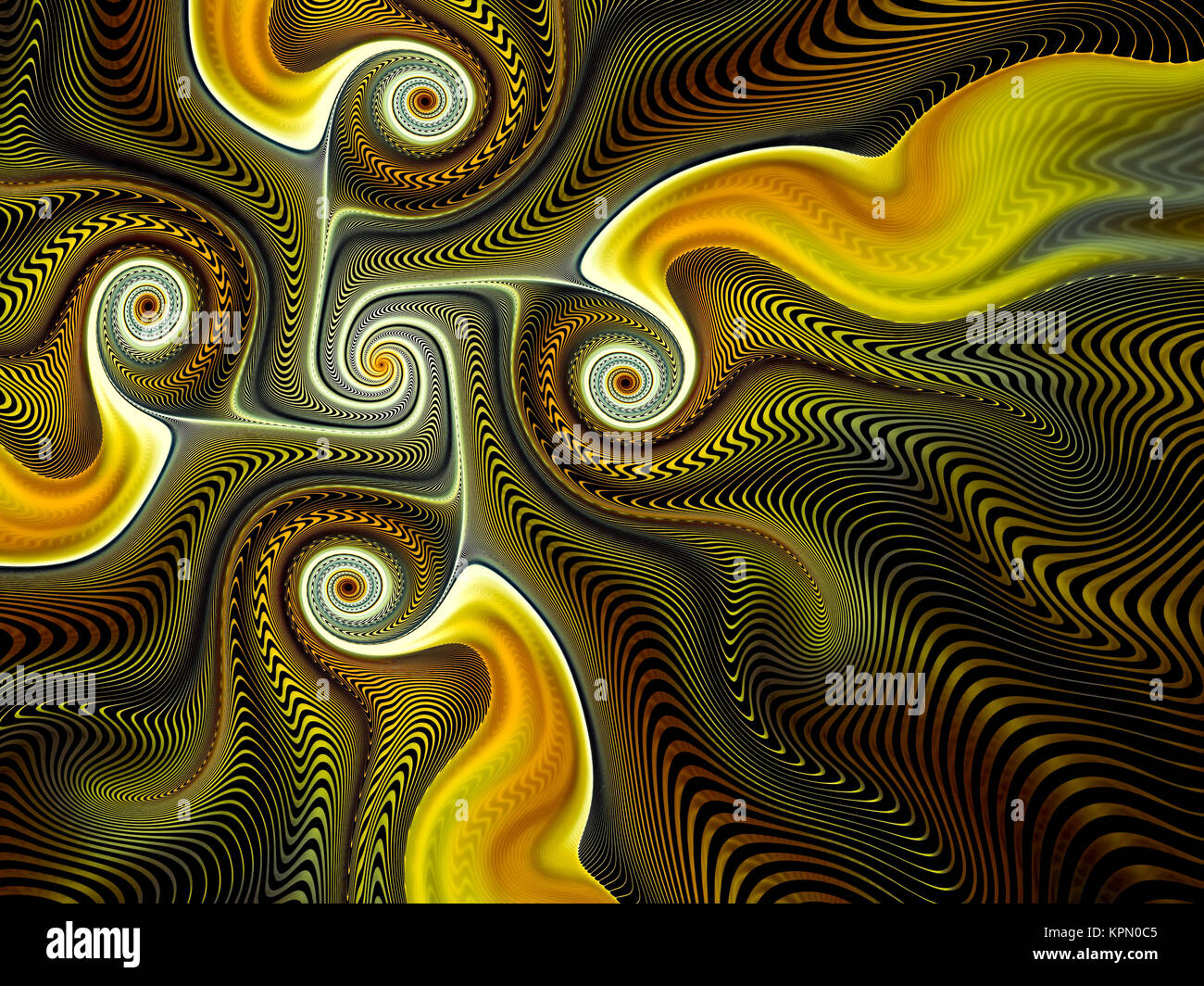 Abstract  ethnic ornament - digitally generated image Stock Photo