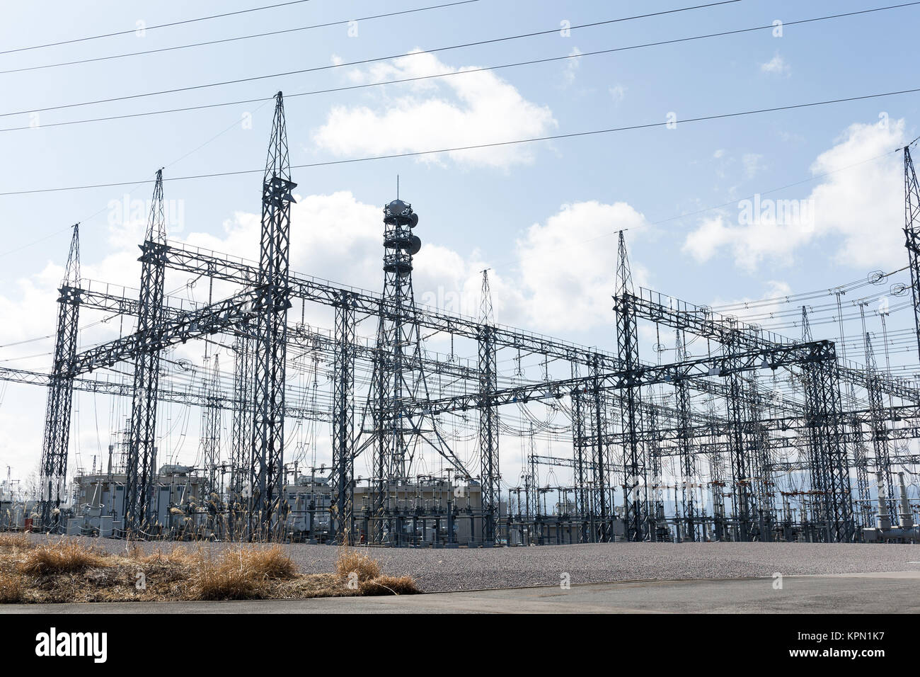 Electric power station Stock Photo Alamy
