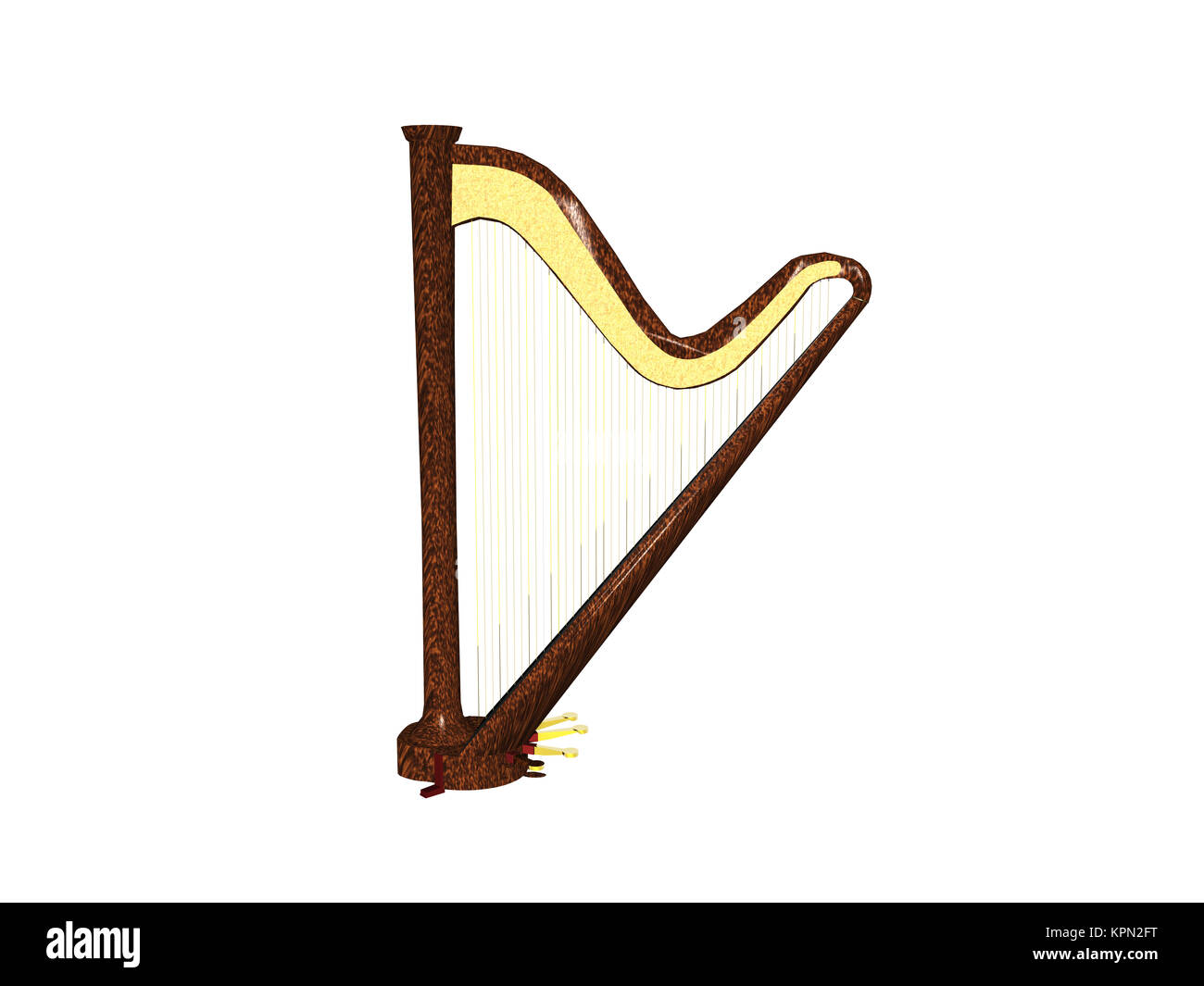 Angel and harp hires stock photography and images Alamy