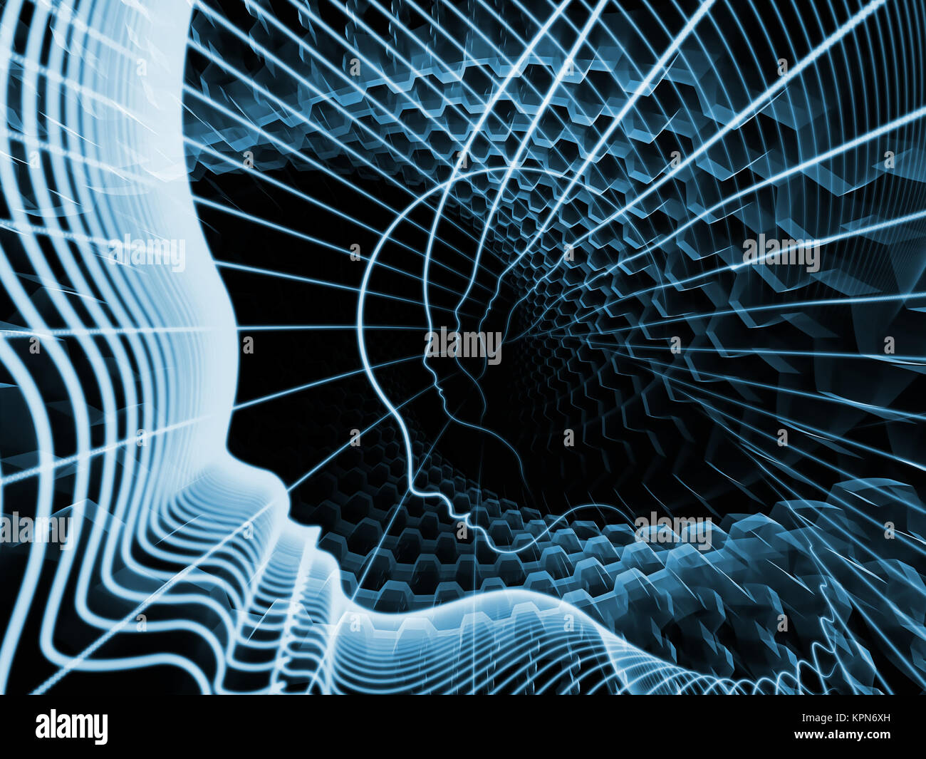 Visualization of Soul and Mind Stock Photo - Alamy