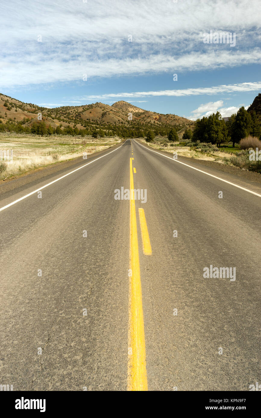 Oregon Route 26 Ochoco Highway High Desert Landscape US Travel Stock Photo Alamy