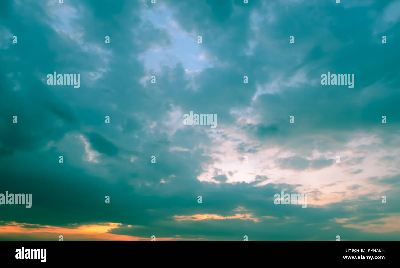 Abstract sunset sky background Stock Photo - Alamy