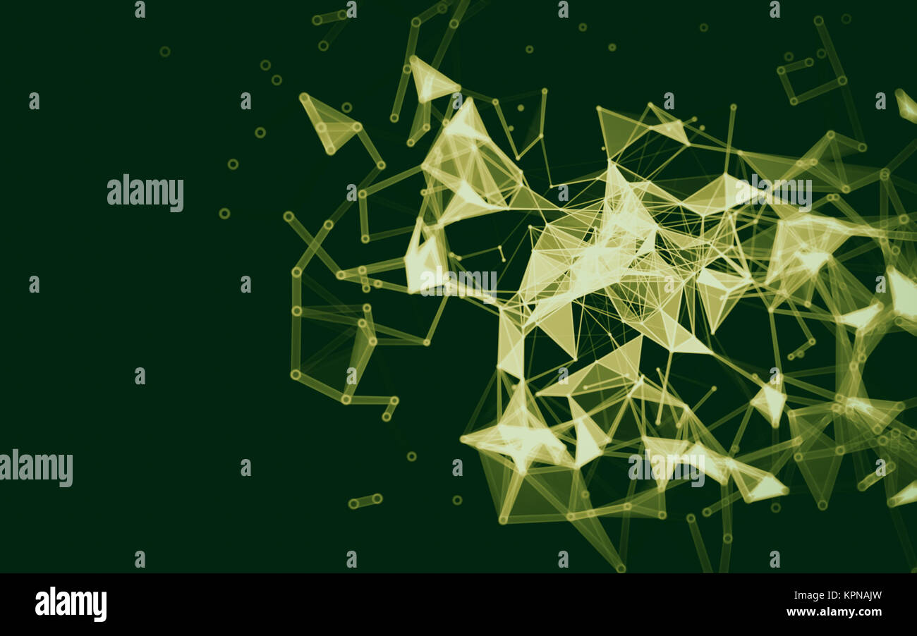 Abstract polygonal space low poly dark background Stock Photo - Alamy