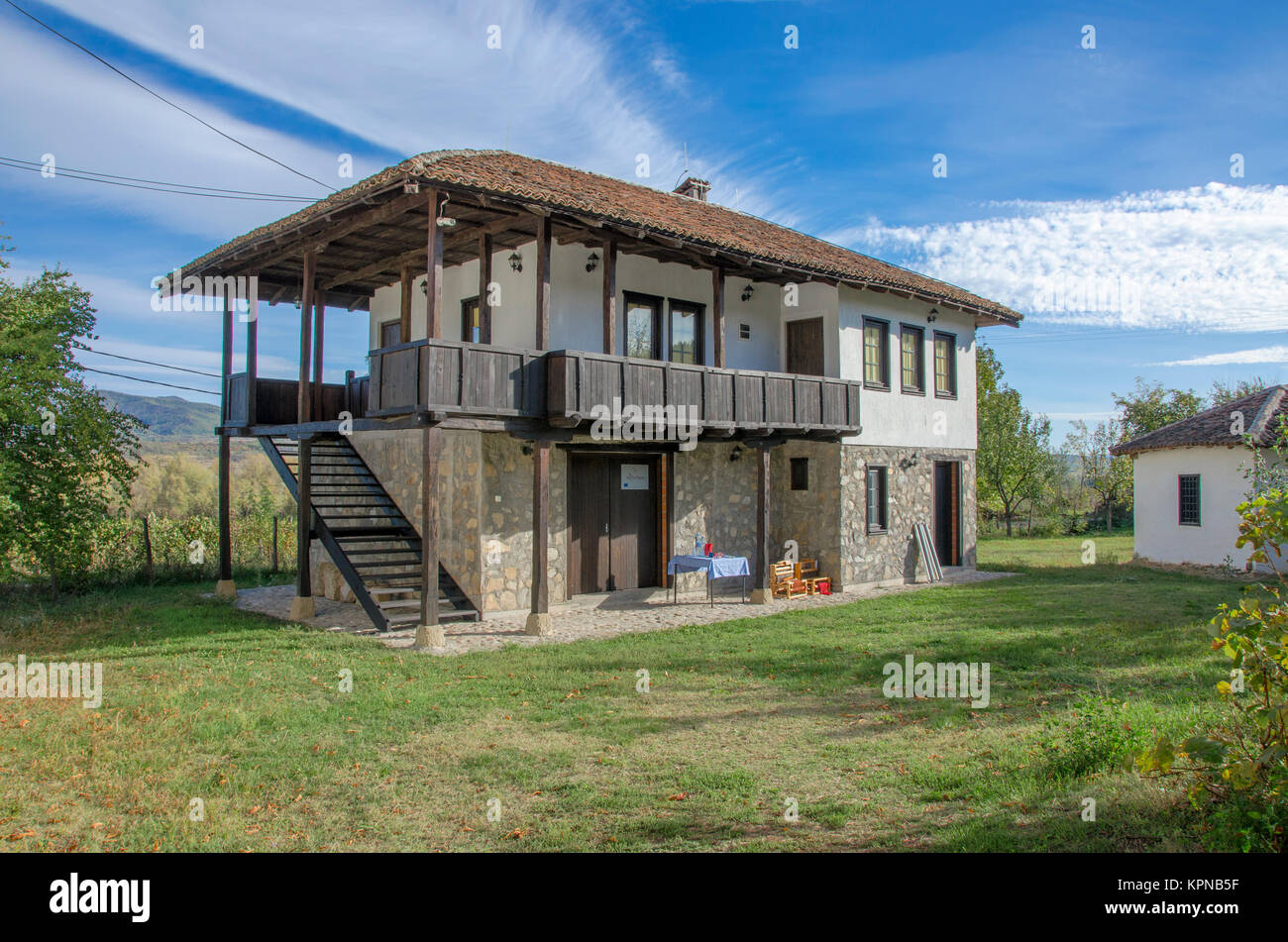 Traditional Architecture Old Serbian House Knjaževac eastern