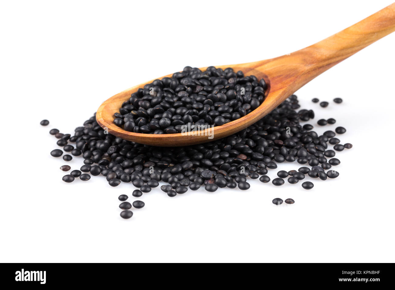 Black lentils beans Stock Photo Alamy