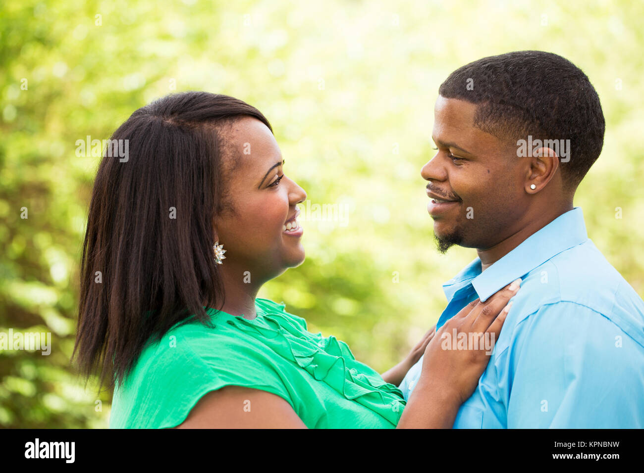 Happy African American Couple Stock Photo - Alamy