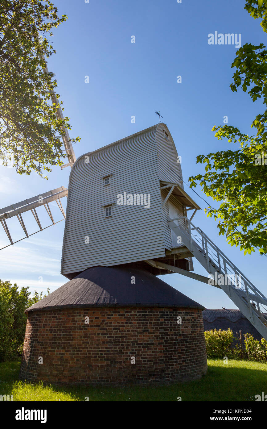 Finchingfield windmill, Essex, UK Stock Photo - Alamy