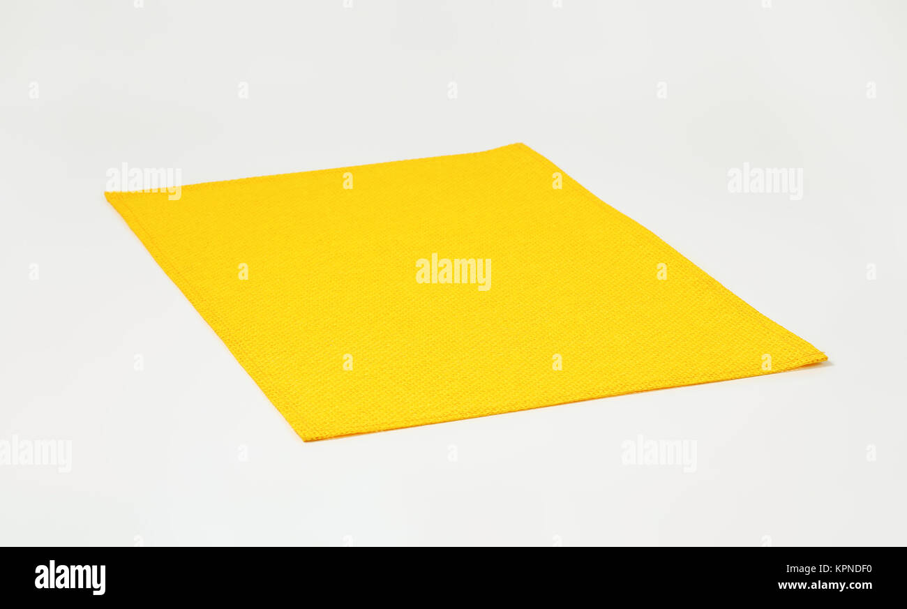 rectangular yellow placemat Stock Photo Alamy