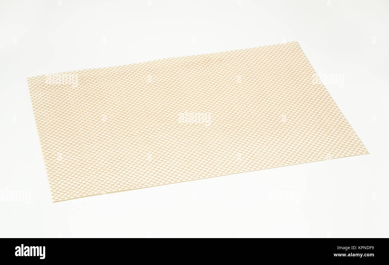 Rectangular vinyl placemat Stock Photo Alamy