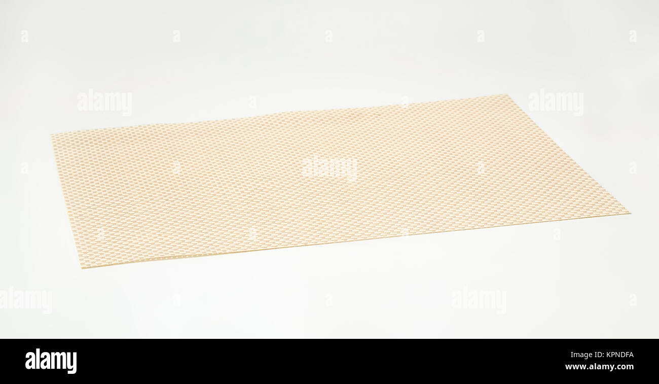 Rectangular vinyl placemat Stock Photo Alamy