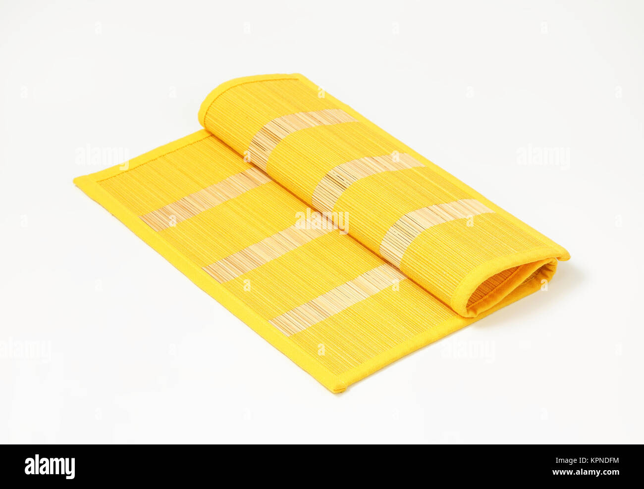 Bamboo table mat Stock Photo Alamy