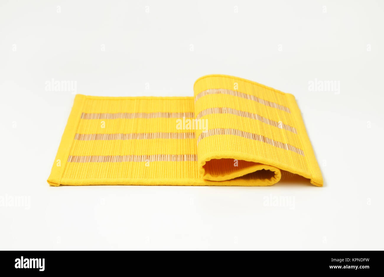 Bamboo table mat Stock Photo Alamy