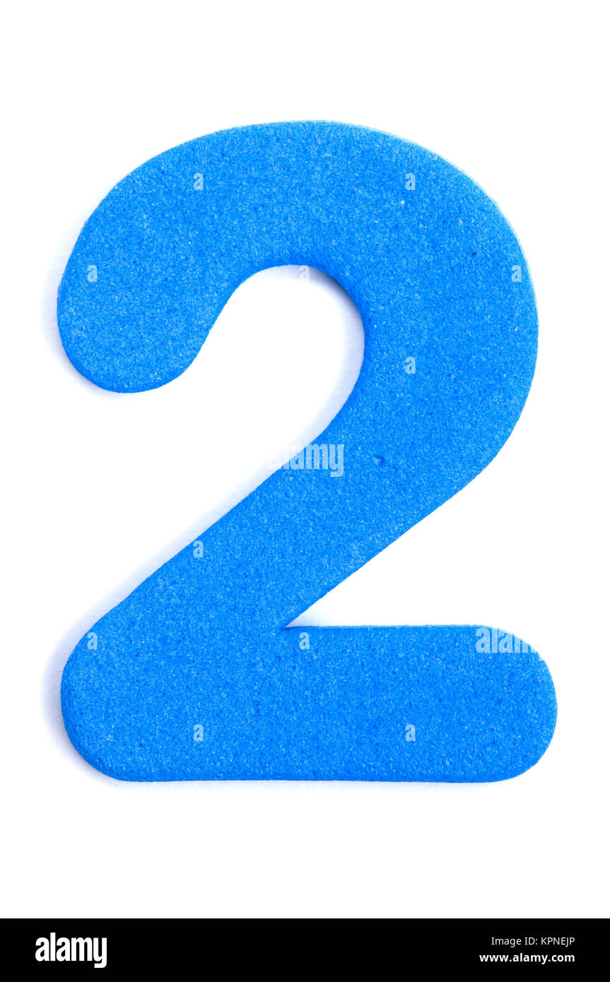 Foam Digit Two Stock Photo - Alamy