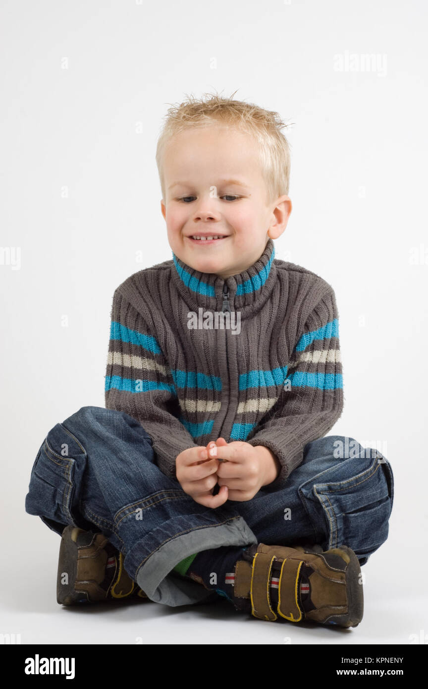 Cute Little Boy Stock Photo