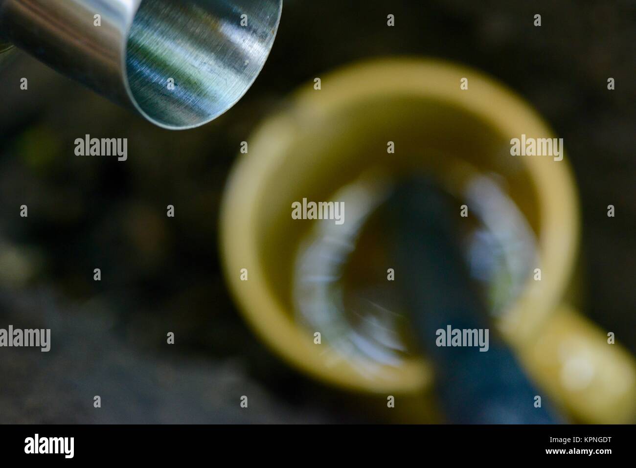 Step by step series on laying irrigation pipe for a home garden, using