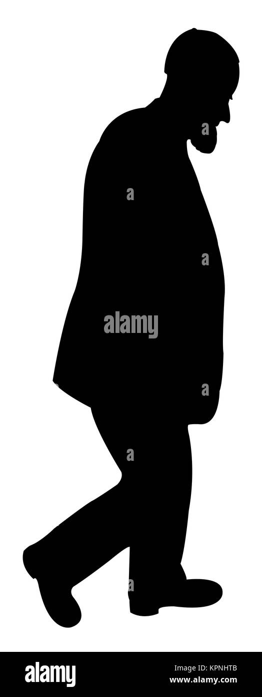 a man silhouette Stock Photo