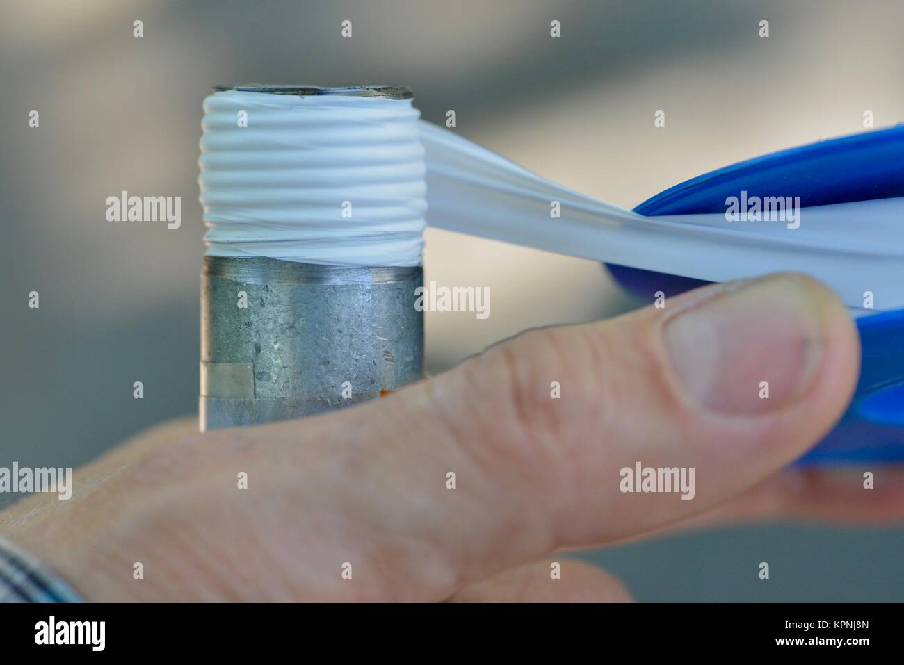 Step by step series on laying irrigation pipe for a home garden, using