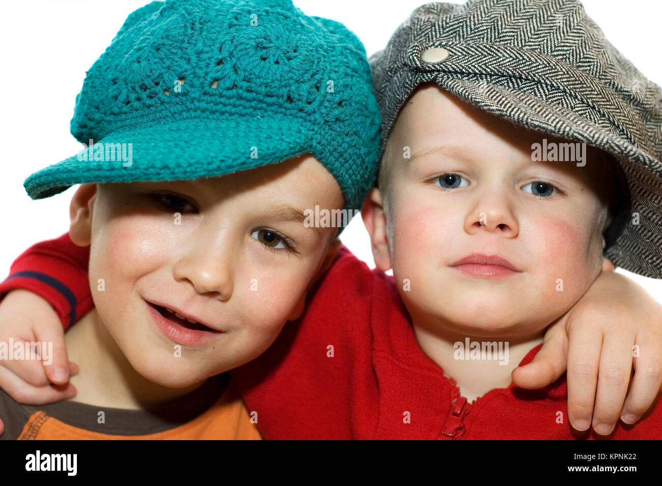 Two lovely brothers -2 Stock Photo
