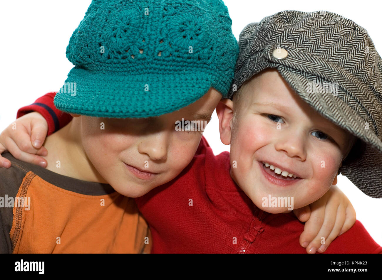 Two lovely brothers Stock Photo