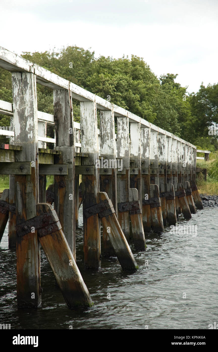 Bridge Over Water Stock Photo Alamy
