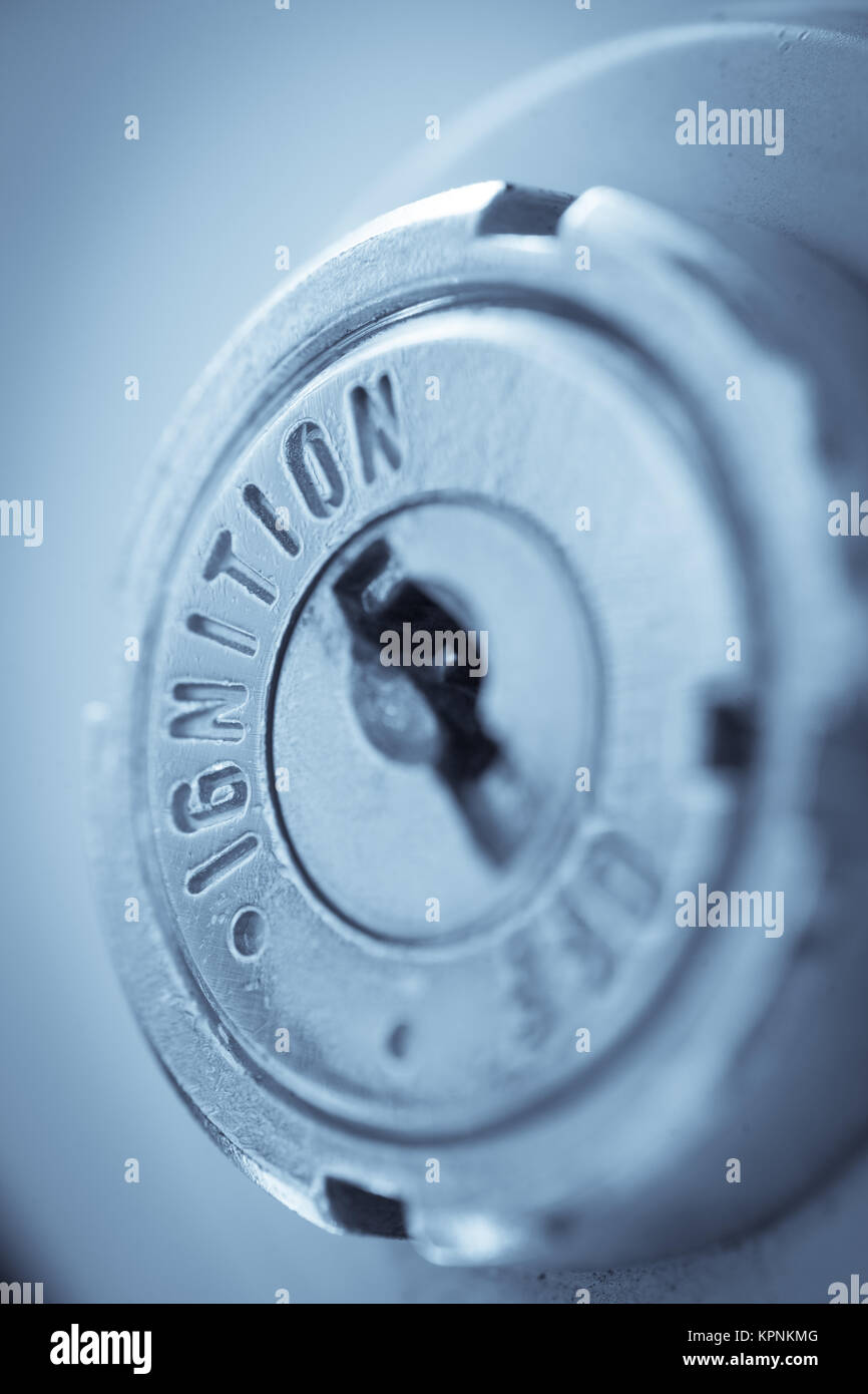 Motorcycle ignition switch Stock Photo Alamy