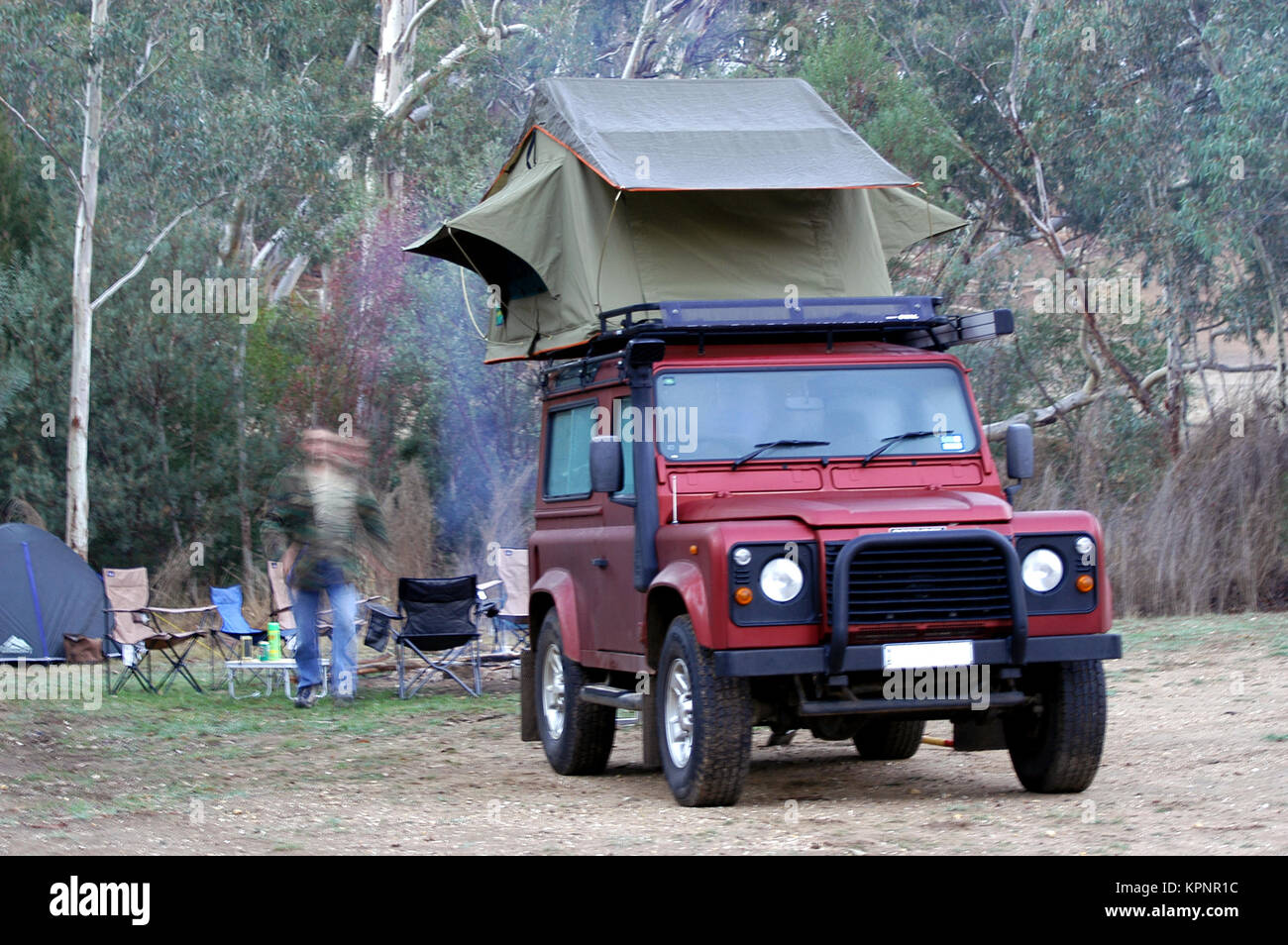 wilderness camping in Australia Stock Photo Alamy