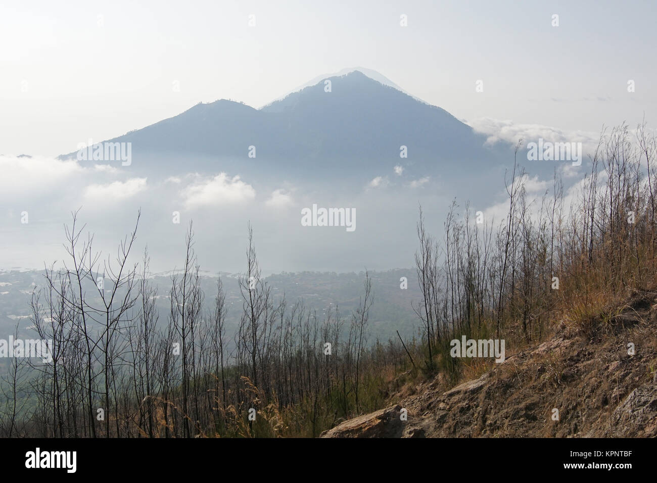 Mount Batur, Bali, Indonesien Stock Photo