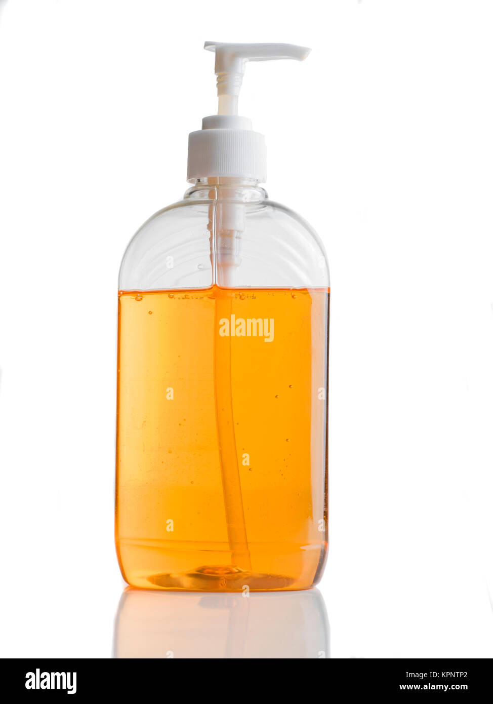 liquid soap plastic container in white background Stock Photo Alamy