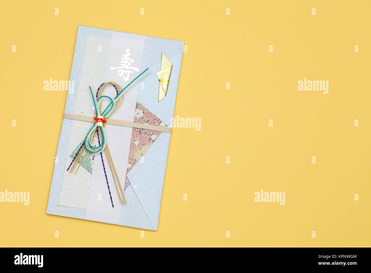 Traditional Japanese envelope for money gift Stock Photo - Alamy