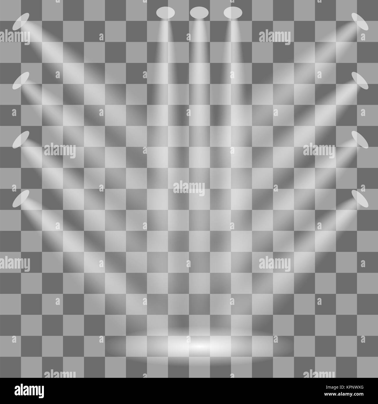 Set of Spotlights Stock Photo Alamy