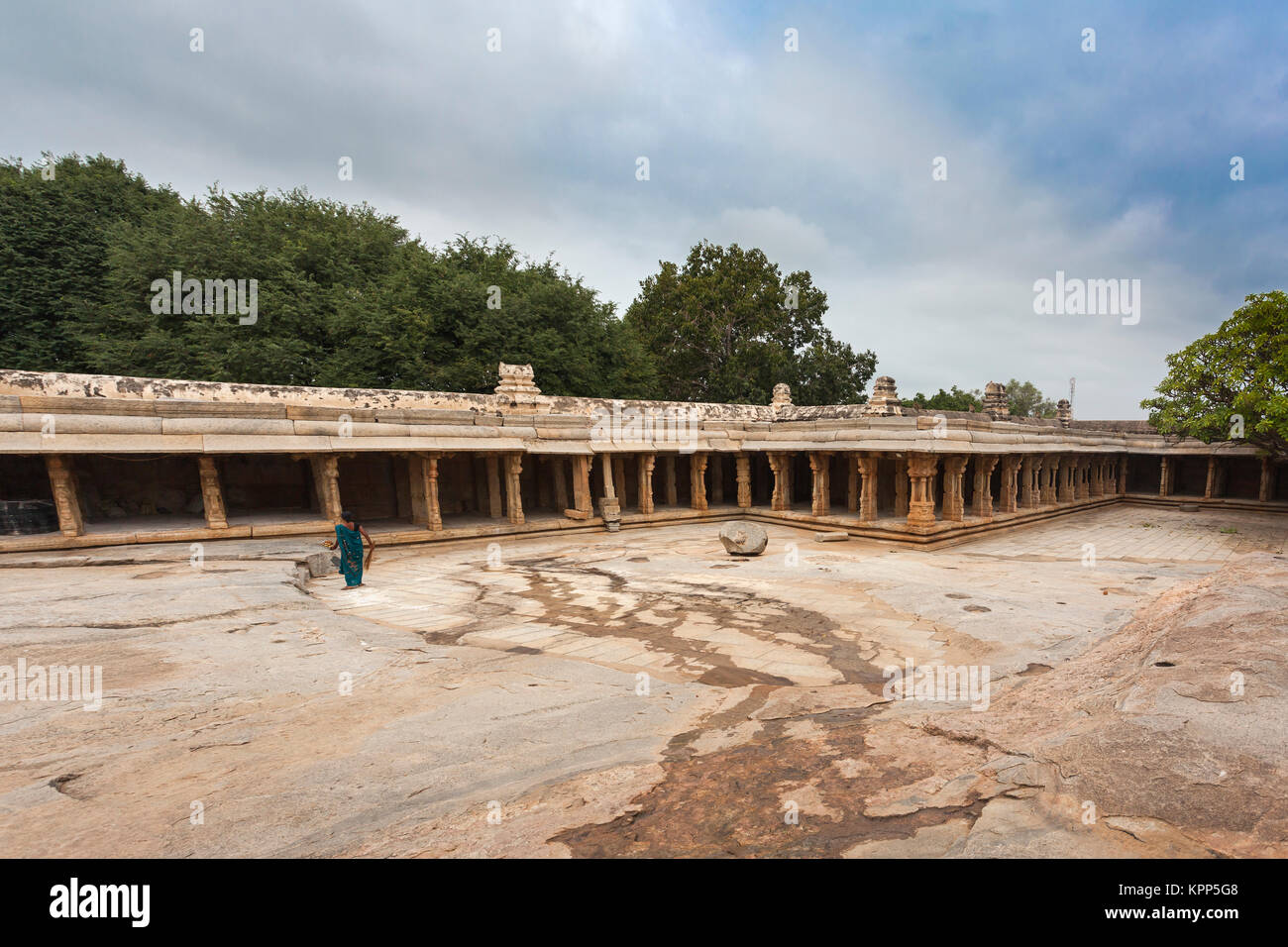 Asia, India, Andhra Pradesh, Lepakshi,Veerabhadra Temple Stock Photo