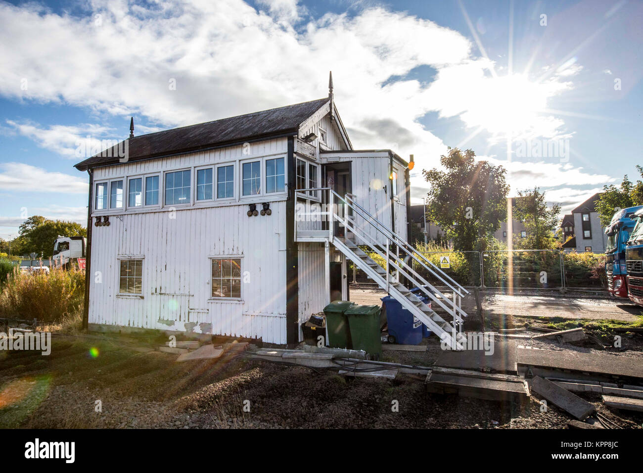 Scotland Signal Box Train signals scotland hi-res stock photography and images - Alamy