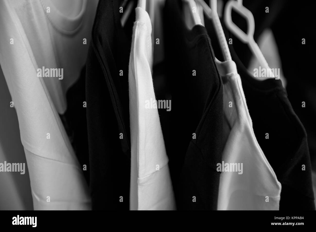 T shirt Black and White Stock Photos & Images - Alamy