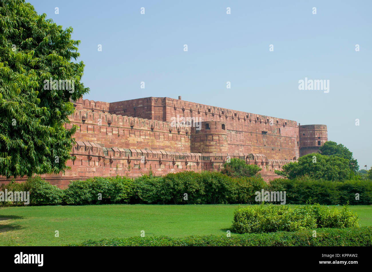 Fort Agra in India architecture a construction Stock Photo - Alamy