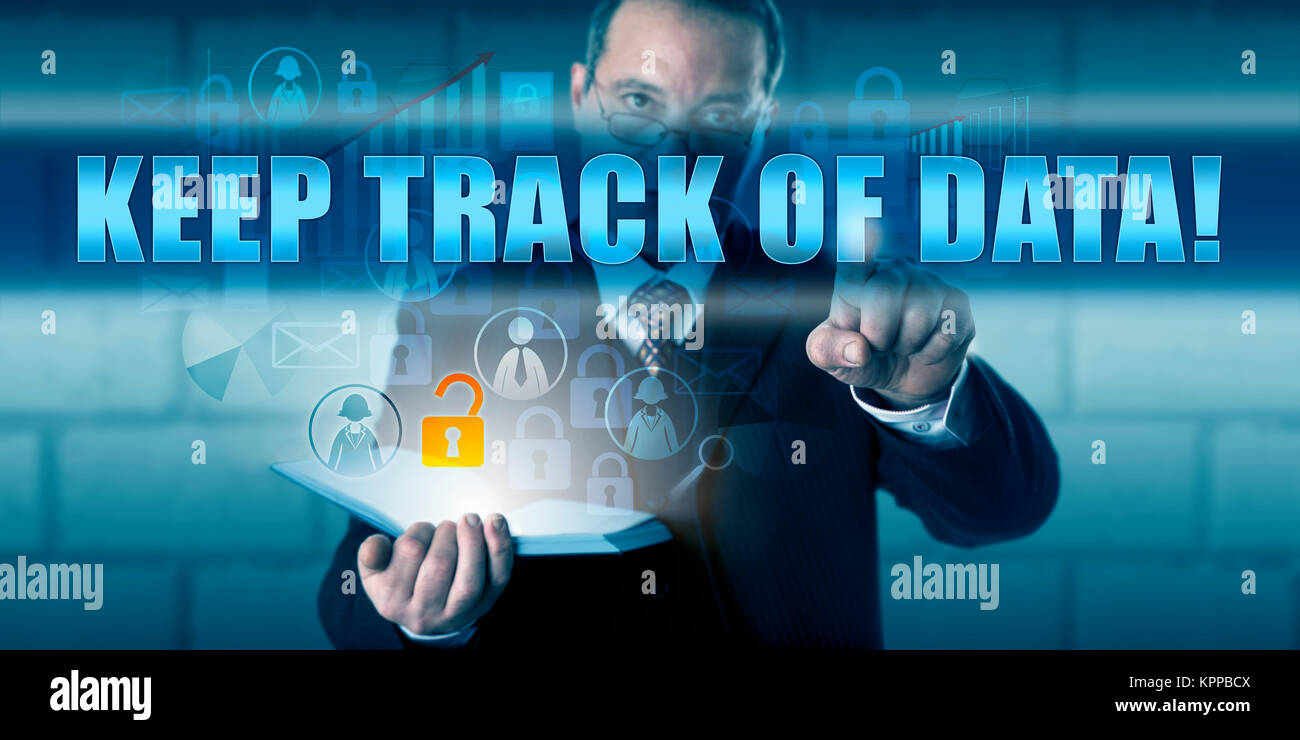 Keep track of data hi-res stock photography and images - Alamy