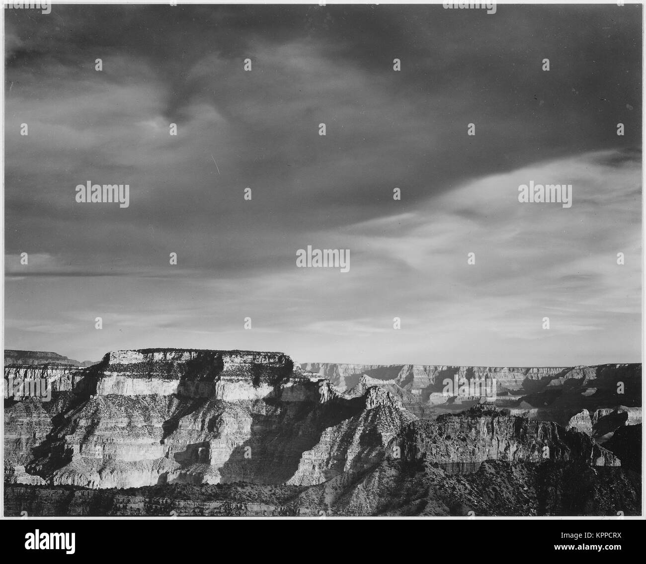 View from the North Rim 'Grand Canyon National Park' Arizona. 1933 - 1942 Stock Photo