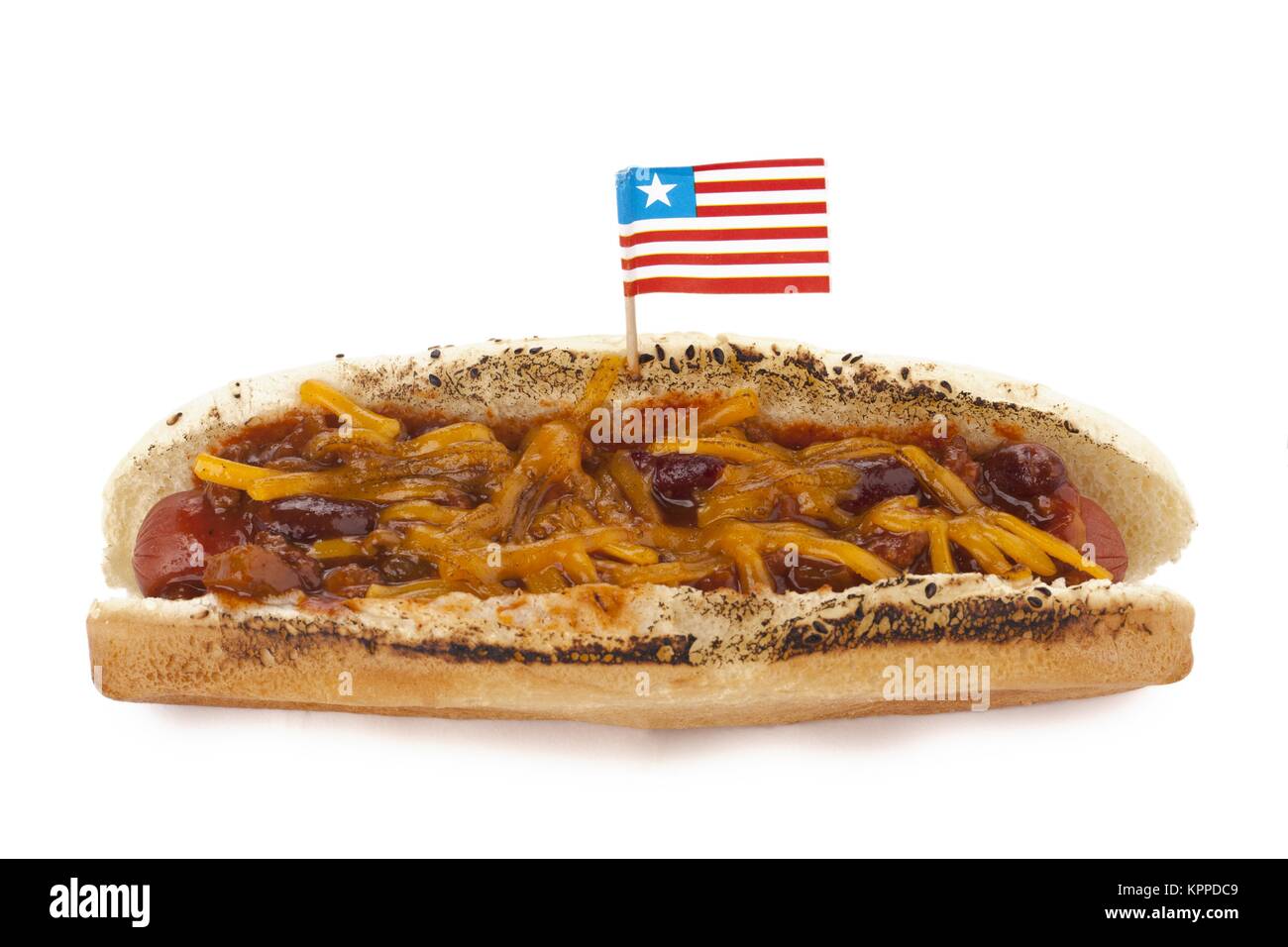 hot dog and grilled cheese sandwich Stock Photo Alamy