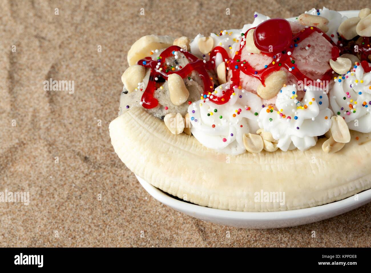 ice cream based dessert Stock Photo Alamy