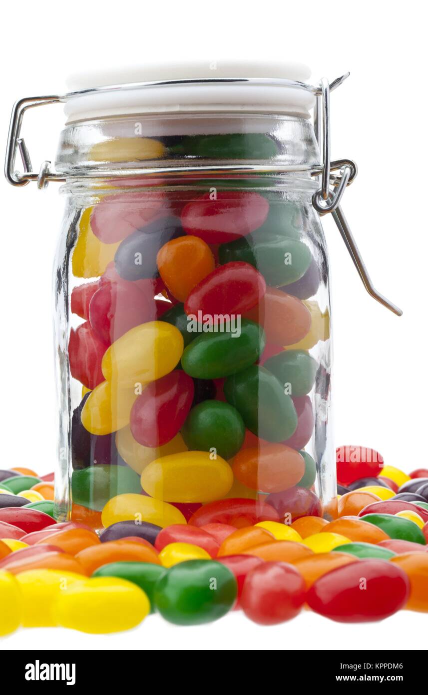 jelly bean jar Stock Photo Alamy