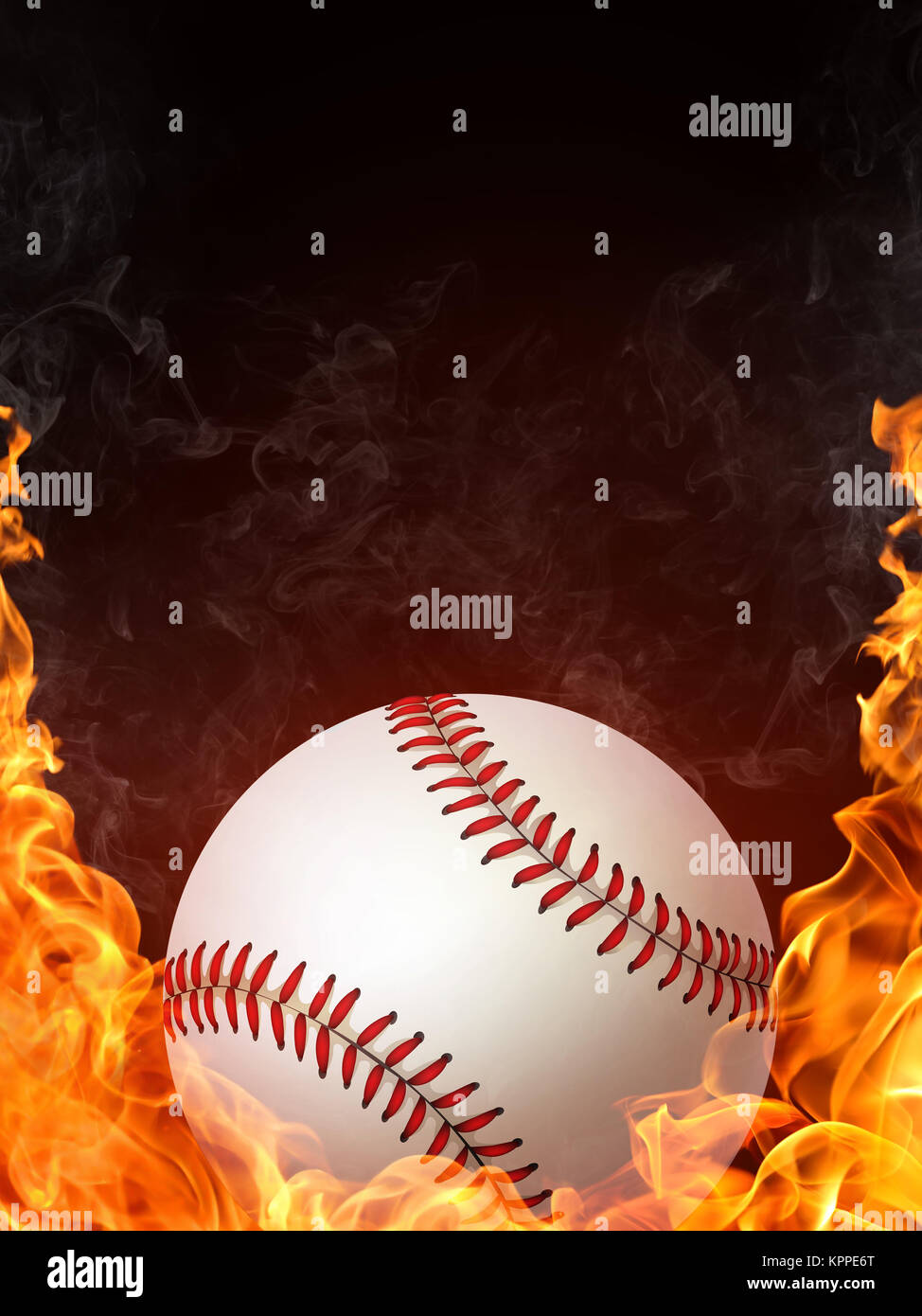 Baseball ball flame hi-res stock photography and images - Alamy