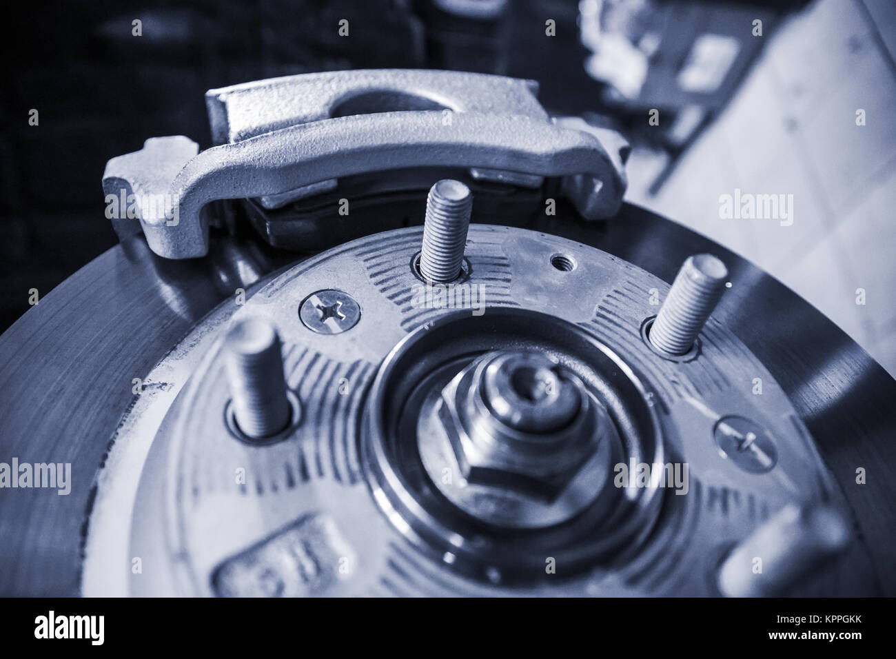 car wheel brake Stock Photo Alamy