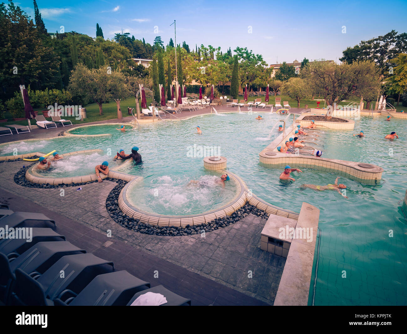 Sirmione Italy August 3 16 Aquaria Is The Thermal Spa Center Stock Photo Alamy