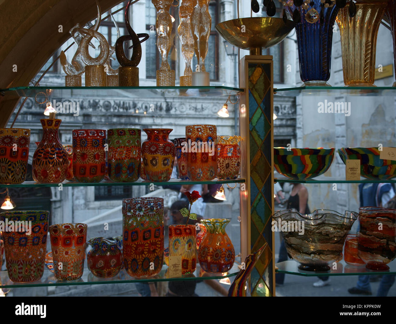 Colorful glass Venice Italy Stock Photo Alamy